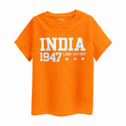 Girls India 1947 Orange T-shirt