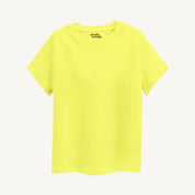 Solid Lemon Yellow T-shirt