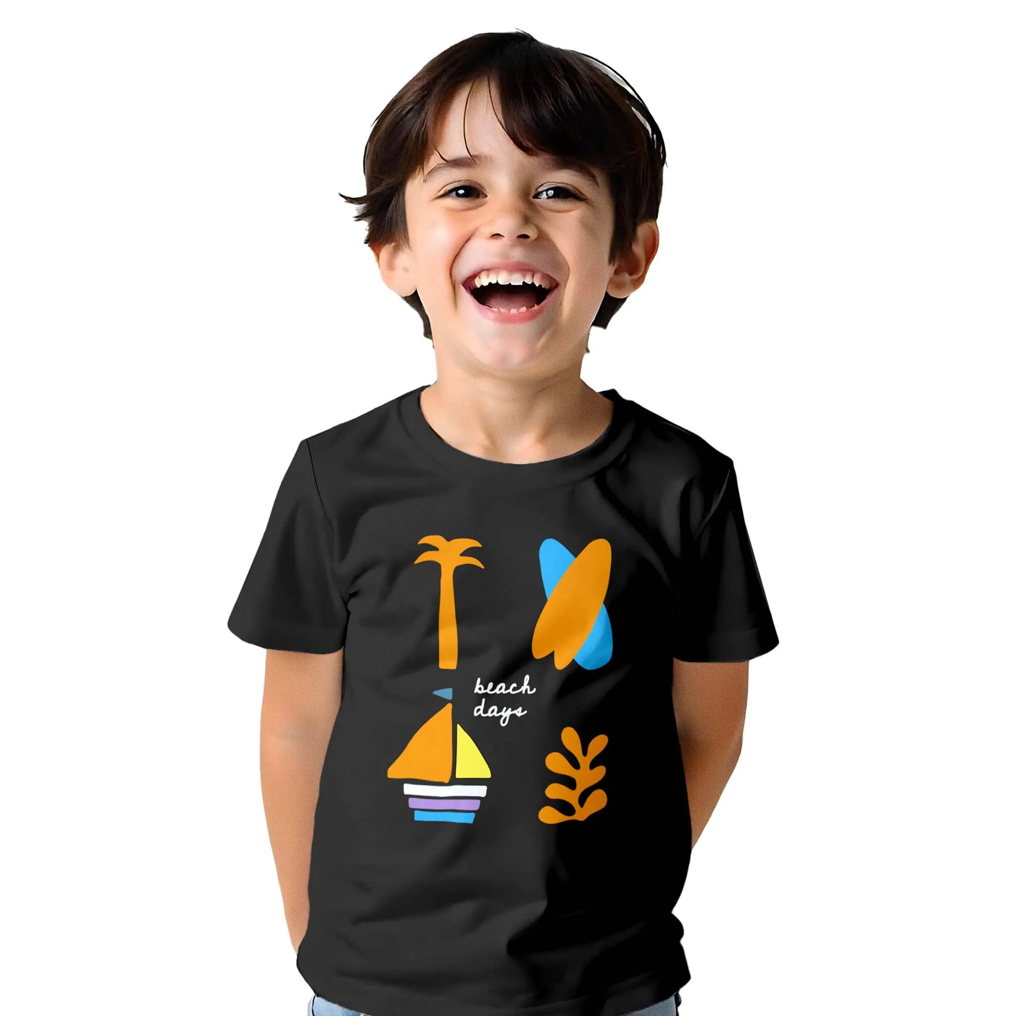 Boys-beach-days-black-t-shirt