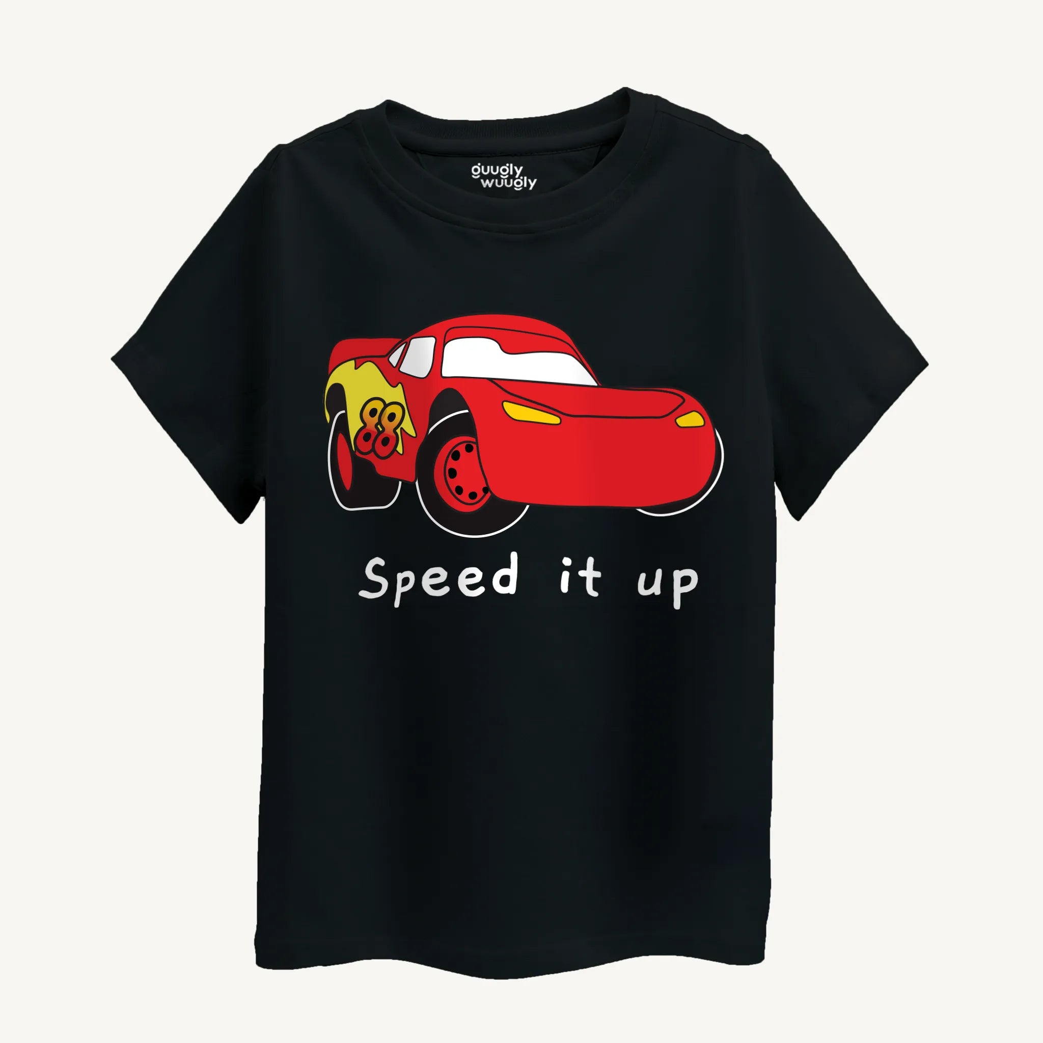 Boys-black-speed-car-tshirt