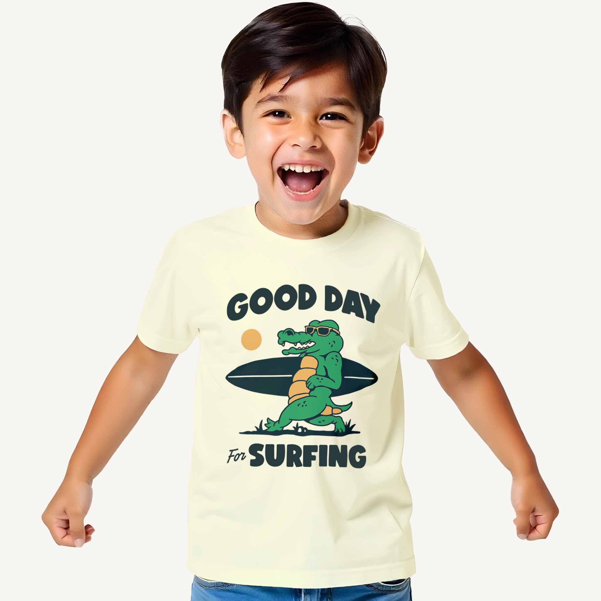 Boys Alligator Surfring T-shirt