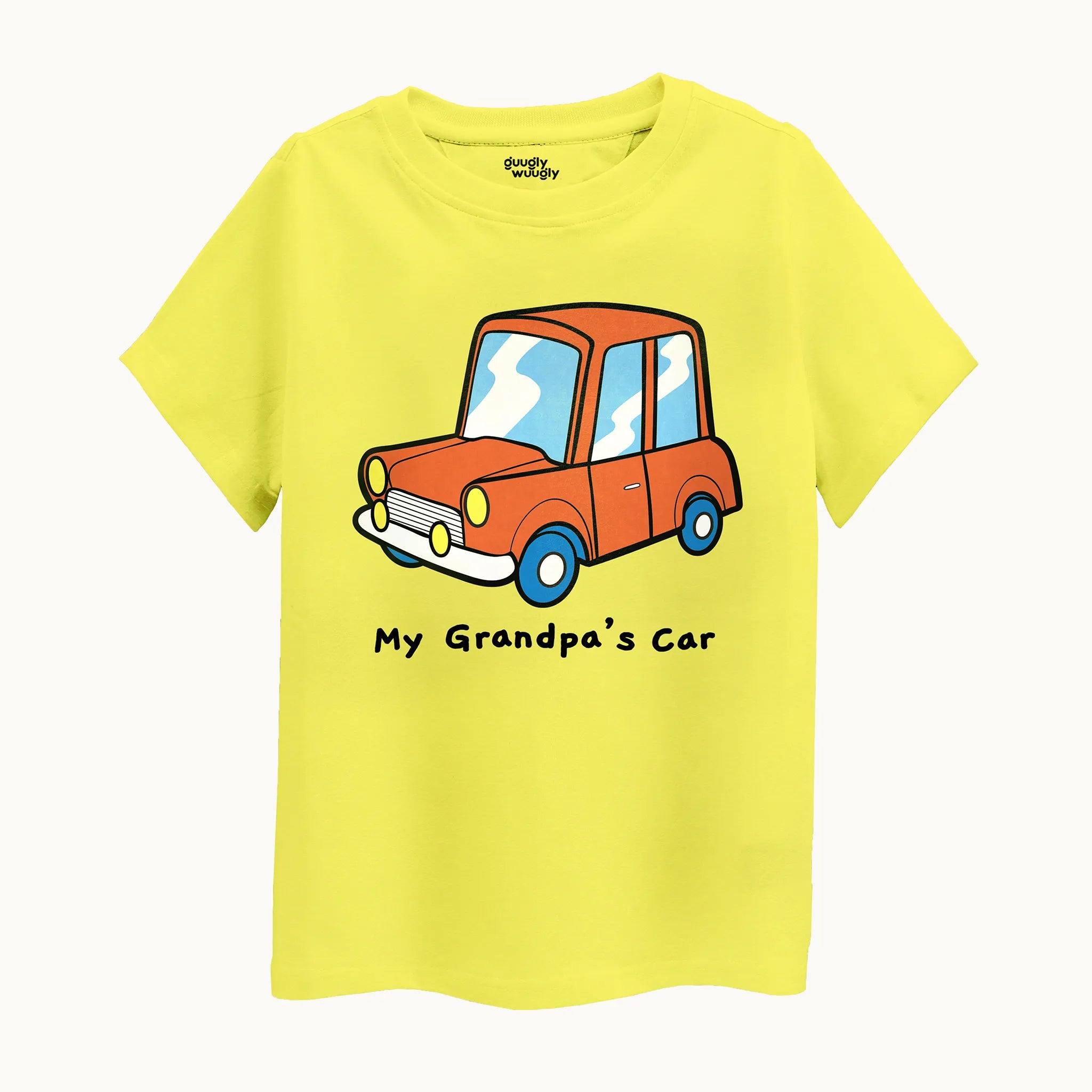 Boys-yellow-grandpa-car-tshirt