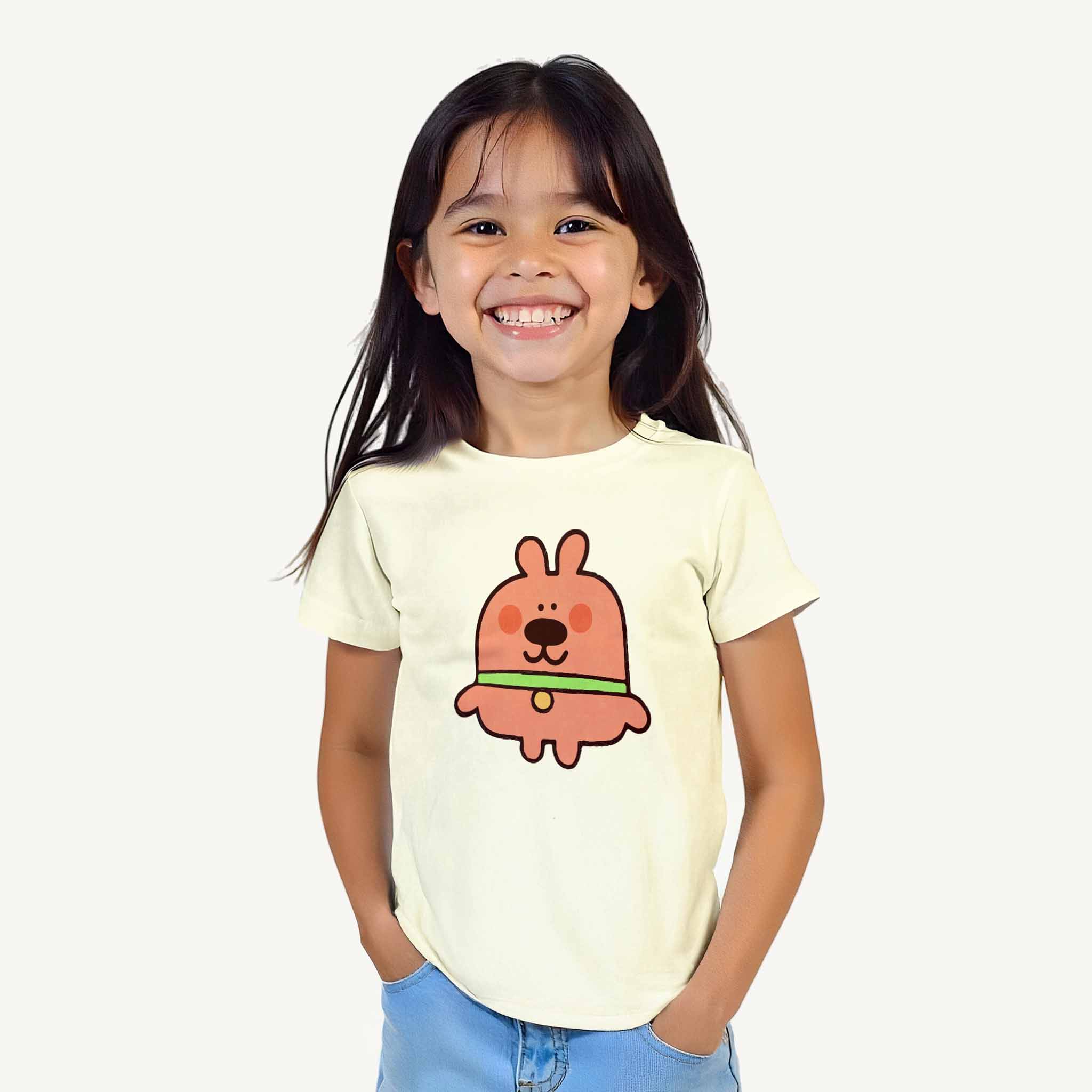 Girls Cute Dog T-shirt