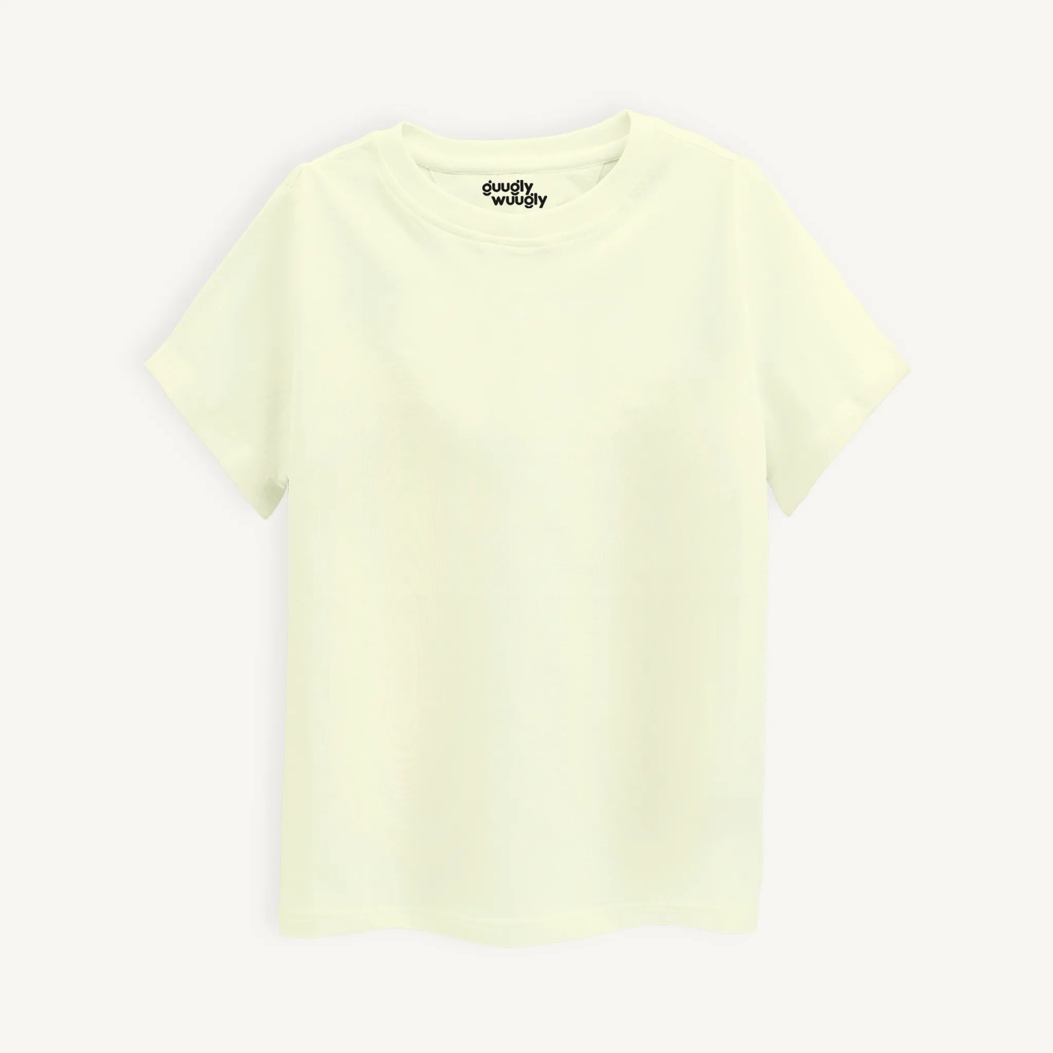 Unisex-Off-White-Solid-Tshirt-Front