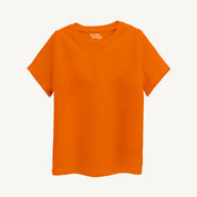 Unisex-Solid-Orange-Tshirt-Front