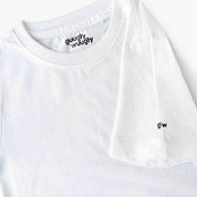 Unisex-Solid-White-Tshirt-Close