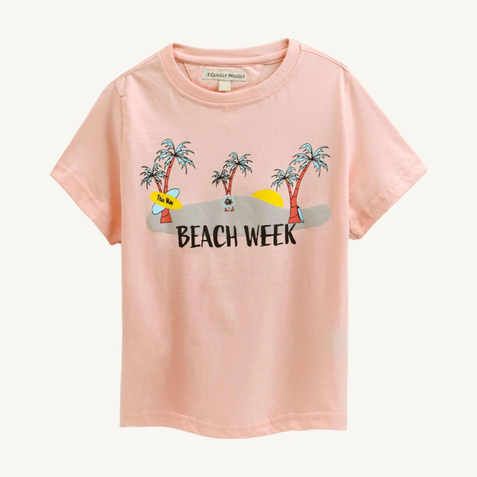 Boys Beach Week T-shirt - Guugly Wuugly