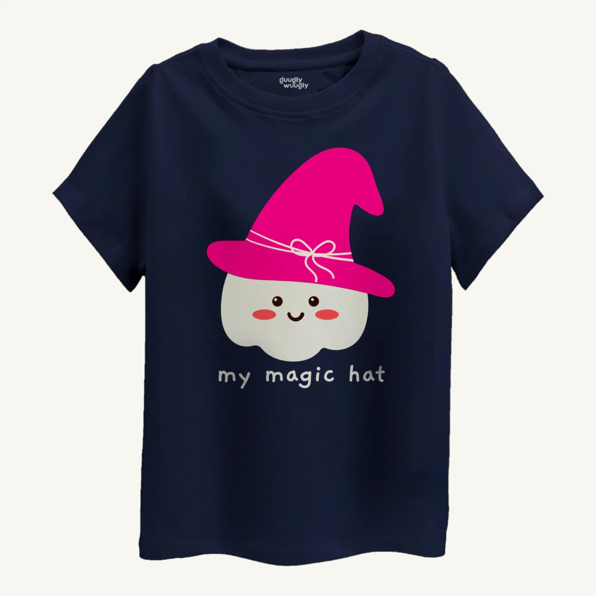 Girls Magic Hat T-shirt - Guugly Wuugly