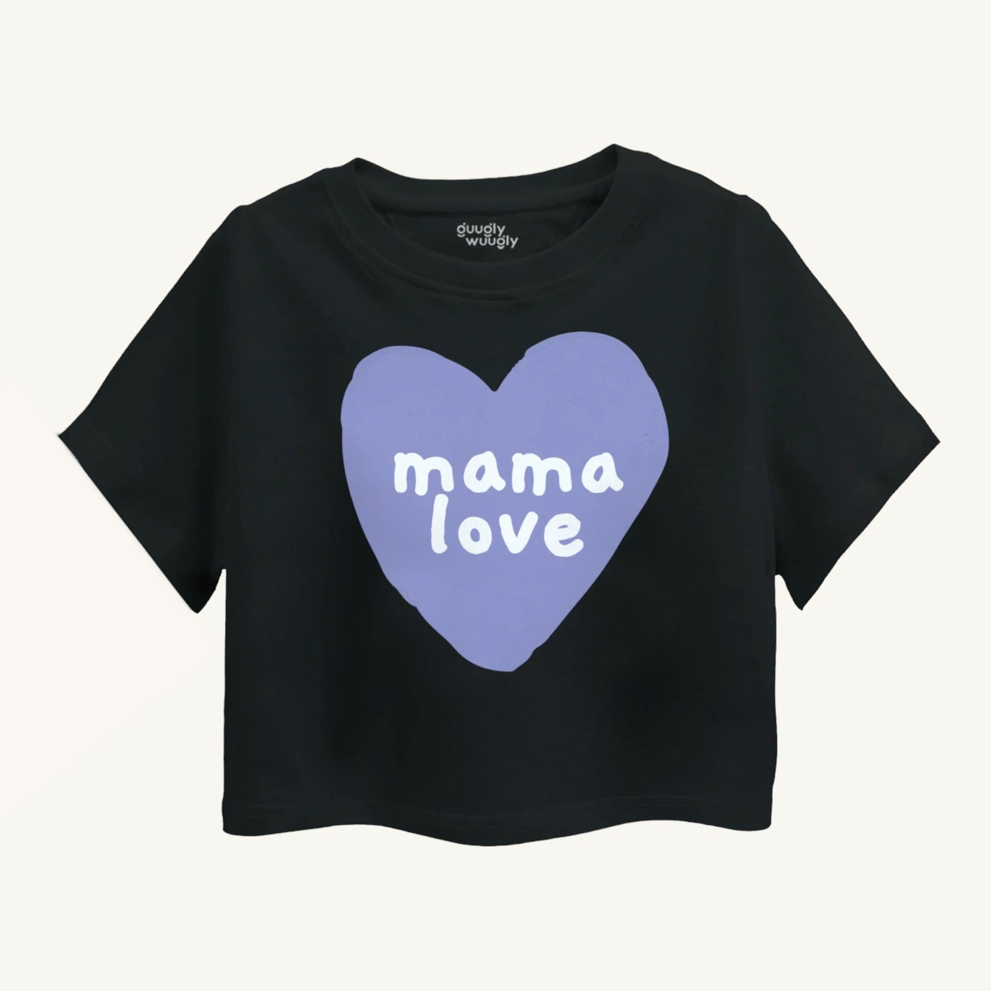 Girls Mama Love Crop Top - Guugly Wuugly