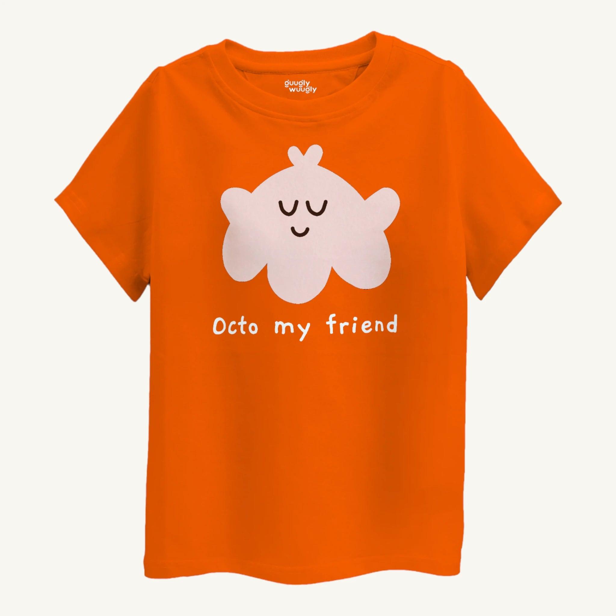 Girls Octo My Friend T-shirt - Guugly Wuugly