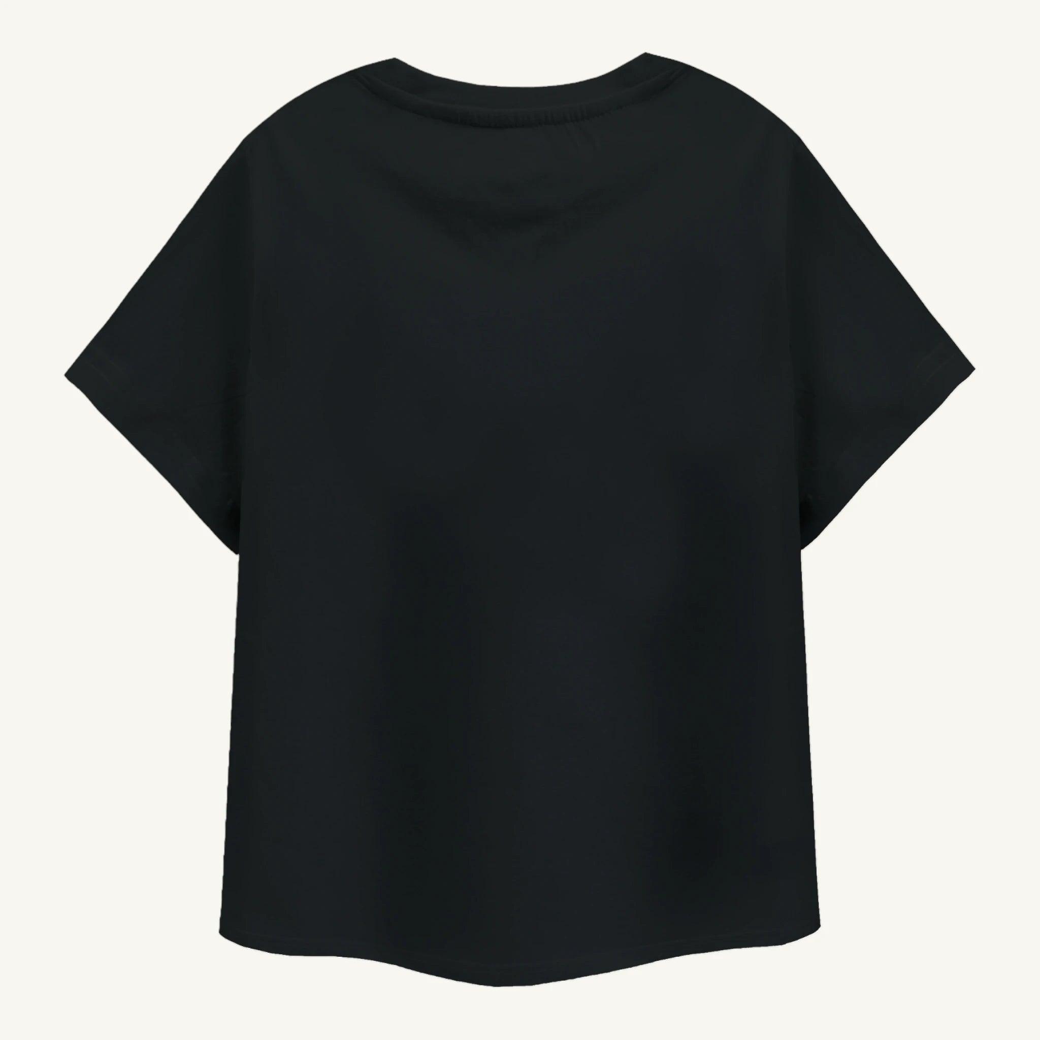 Girls Roro Oversize T-shirt - Black - Guugly Wuugly