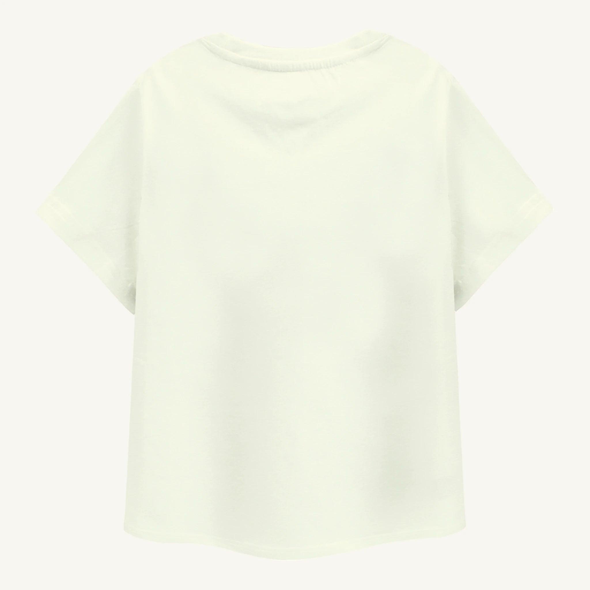 Girls YGT Oversize T-shirt - Cream - Guugly Wuugly